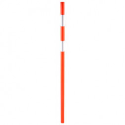 Пластиковая веха с 2-мя с/о лентами высота 1,2м, Оранжевый Протэкт ВП 1,2