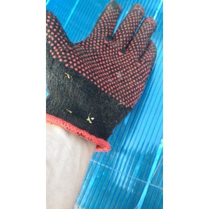 Перчатки трикотажные утепленные с защитой от скольжения (7 класс; размер L-XL) &quot;МАСТЕР&quot; ЗУБР 11462-XL