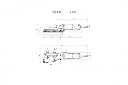 Шлифователь для труб RBE 9-60 SET 602183510