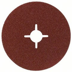 Шлифкруг фибровый по металлу для УШМ (125х22,2 мм; К36) BOSCH 2.608.607.250