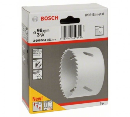 Коронка HSS-Bimetall 98 мм Bosch 2608584851