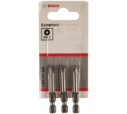 Бита (49 мм; 3 шт) PHILLIPS 1 XH Bosch 2607001526