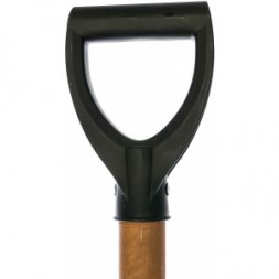 Штыковая лопата из нержавеющей стали, деревянный черенок, с рукояткой ЗУБР Мастер-НС 39447