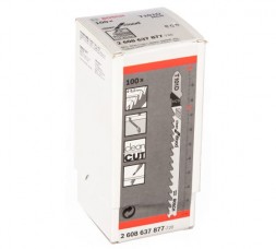Пилки для лобзика по дереву (74 мм; 100 шт.) T101D Bosch 2.608.637.877