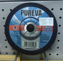 Диск шлифовальный по стали (125х6х22 мм) Pureva 431383