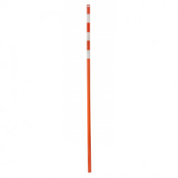Пластиковая веха с 3-мя с/о лентами высота 2м, Оранжевый Протэкт ВП 2