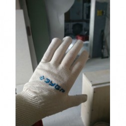 Перчатки хлопчатобумажные 12 класс защиты от скольжения (размер L-XL) &quot;Эксперт&quot; Зубр 11451-XL