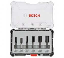 Набор пазовых фрез (6 шт; хвостовик 8 мм) Bosch 2607017466