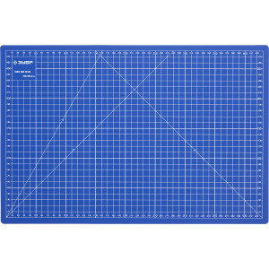 Непрорезаемый коврик Зубр Эксперт 3 мм цвет синий 450x300 мм 09902
