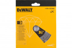 Диск алмазный сегментный по граниту для УШМ (125х22,2х2 мм) DEWALT DT 3761