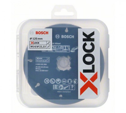 Набор дисков X-LOCK (125 мм; 5 шт.) Bosch 2608619374