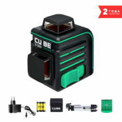 Построитель лазерных плоскостей ADA Cube 2-360 Green Professional Edition А00534