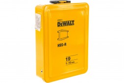 Набор сверл по металлу 19 шт. (1-10мм) DeWALT 5913