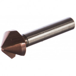 Зенкер конусный с кобальтовым покрытием (20.5х63 мм; М10) по металлу для дрелей Зубр 29732-10