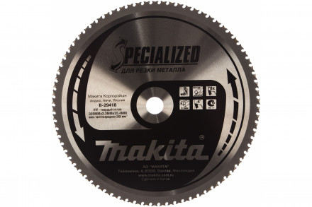 Диск (305x25.4x2.3 мм; 78T) Makita B-29418