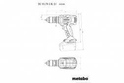 Аккумуляторный винтоверт Metabo BS 18 LTX-3 BL Q I 602355890