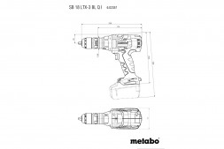Аккумуляторная ударная дрель-шуруповерт Metabo SB 18 LTX-3 BL Q I 602357840