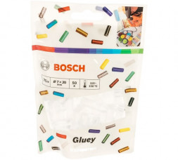 Клеевые стержни для Gluey 7x20 мм 70 шт. прозрачные Bosch 2608002004