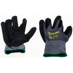 Нейлоновые перчатки Kraftool EXPERT 15 класс, вспененное нитриловое покрытие, L 11285-L