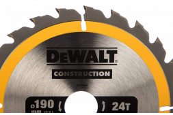 Пильный диск CONSTRUCT (190х30 мм; 24 ATB) Dewalt DT1944