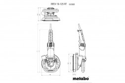 Шлифователь по штукатурке Metabo RFEV 19-125 RT бд 603826700