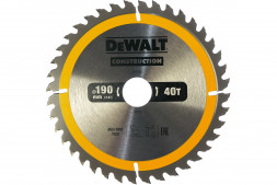 Пильный диск CONSTRUCT (190х30 мм; 40 ATB) Dewalt DT1945