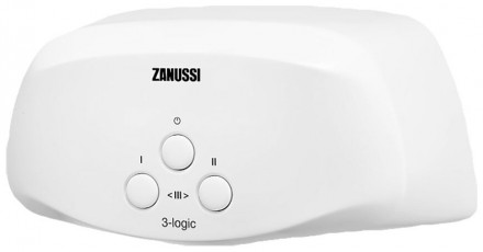 Проточный электрический водонагреватель Zanussi 3-logic 3,5 TS, душ+кран