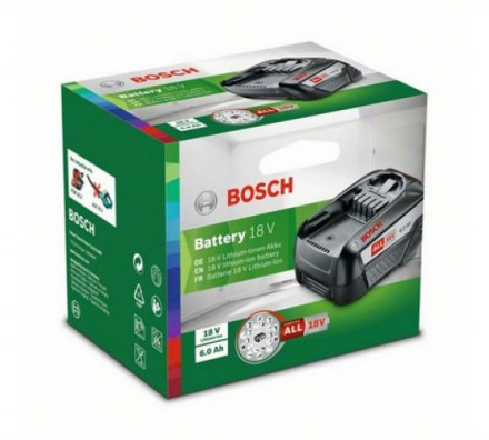 Аккумуляторный блок PBA 18В, 6Ач, Li-Ion Bosch 1600A00DD7