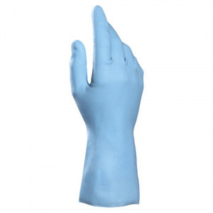 Перчатки МAPA Vital Eco 117, хб напыление, размер 9, синие 606231