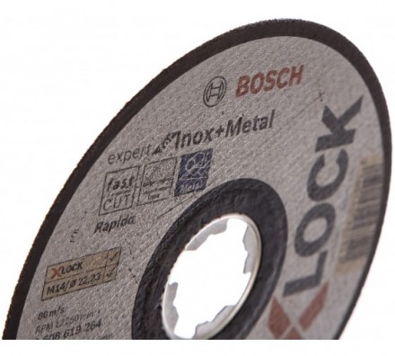 Отрезной диск по металлу X-LOCK (125x1x22.2 мм) Bosch 2608619264