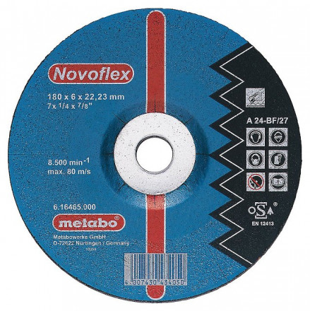 Круг обдирочный по стали Novoflex SP (125x6x22.2 мм) Metabo 617136000