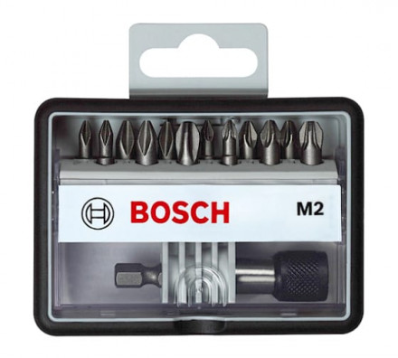 Набор бит (12 шт) Robust Line M2 XH Bosch 2607002564