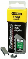 Скоба (5000 шт; 6 мм; тип G) для степлеров Stanley 1-TRA704-5T