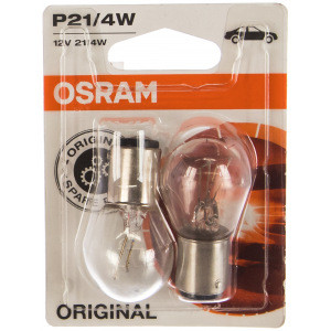 Автолампа, 2шт. OSRAM P21,4W BAZ15d, 12V ,1,10 7225-02B