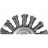 Щетка дисковая ПРОФЕССИОНАЛ (75 мм; 0.5 мм; жгутированная стальная проволока) для дрели Зубр 3522-075_z02