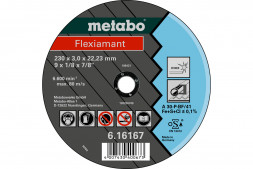 Круг отрезной Flexiamant по нержавеющей стали для УШМ (125х22,2 мм; А30Р) Metabo 616738000