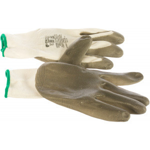 Нитриловые перчатки Элит-Профи, лайт, нейлоновая основа, серые, размер 9 N11405 9