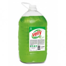 Средство для мытья посуды Grass Velly light зеленое яблоко, 5 кг 125469