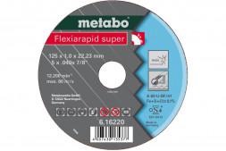 Круг отрезной Flexrapid S (125x22.2 мм, для стали) Metabo 616220000