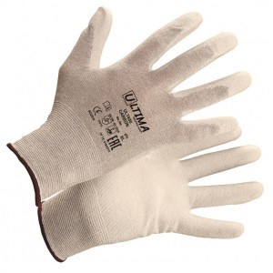 Нейлоновые перчатки с карбоновой нитью и полиуретановым покрытием ULTIMA CARBON ULT630/S