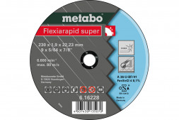 Круг отрезной Flexrapid S (230x22.2, для стали) Metabo 616228000