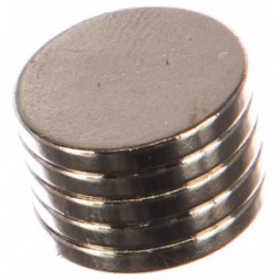 Неодимовый магнит диск 15х2мм сцепление 2.3 кг REXANT 72-3132 (упаковка 5 шт.)