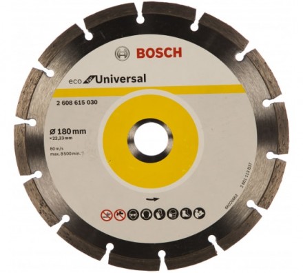 Диск алмазный ECO Universal (180х22.2 мм) Bosch 2608615043