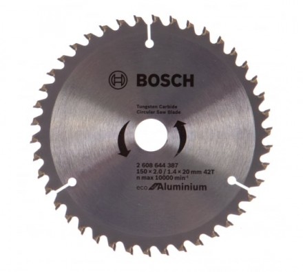 Пильный диск ECO AL (150x20 мм; 42T) Bosch 2608644387
