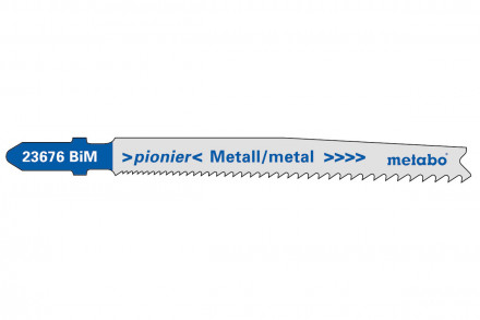 Пилки T123X по стали и металлу Pionier 5 шт. (74 мм; HSS) Metabo 623676000