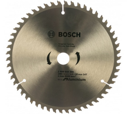Пильный диск ECO AL (190x20 мм; 54T) Bosch 2608644390