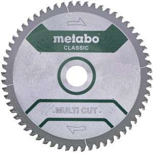 Диск пильный Multi Cut Classic (254x30 мм; 60Z; FZ/TZ 5neg) Metabo 628285000