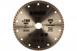 Диск алмазный отрезной Turbo (180х22.2 мм) для УШМ DEWALT DT 3722
