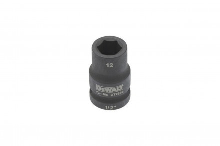 Головка ударная накидная (12 мм, 1/2&quot;) DEWALT DT7530-QZ