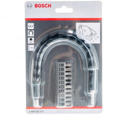 Гибкий удлинитель 300 мм + 10 бит Bosch 2608522377